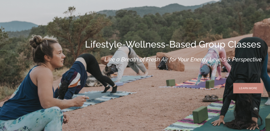 This is a decorative image for this case study titled “How We Helped Holisitc Health Brand, Free Air Life Colorado, Pivot Into Corporate Wellness”.